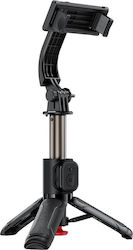 Acefast E42 Selfie Stick Automatic Tripod Bluetooth Remote Control 63 Cm Black 6974316286141