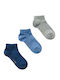 Walk Kids Ankle Socks Blue Sk 3 Pairs
