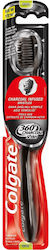 Colgate Четка за зъби Medium Charcoal Black