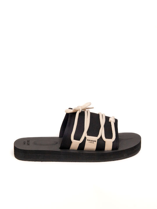 Dualscape Black Sandals