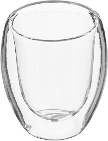 S-d Clea Set Tassen Espresso Glas Braune 70ml 2 Stück