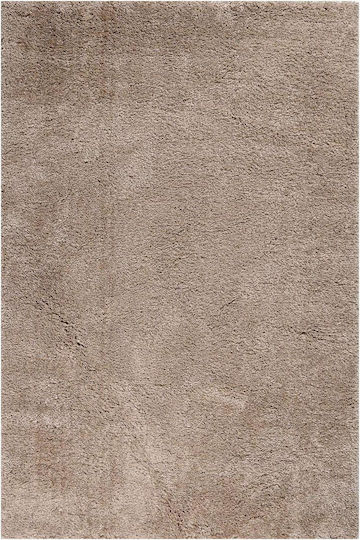 Polcarpet Rechteckiger Shaggy-Teppich Braun 165x230 cm