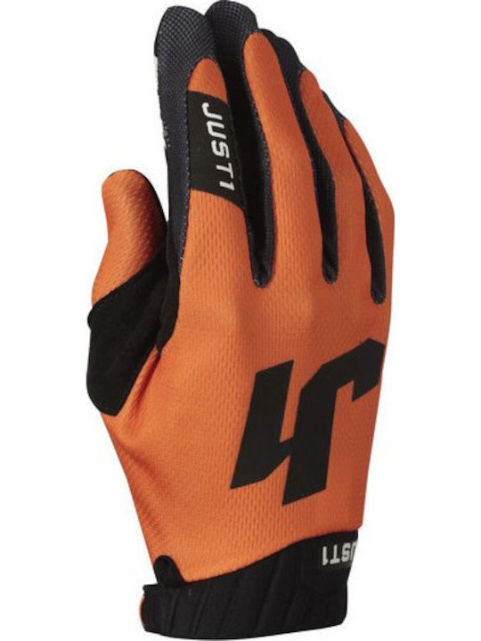 Just1 Racing J-Flex 2.0 Καλοκαιρινά Παιδικά Γάντια Orange/Black