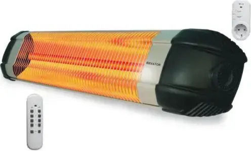 Επιτοίχια Σόμπα Χαλαζία με Θερμοστάτη 2500W