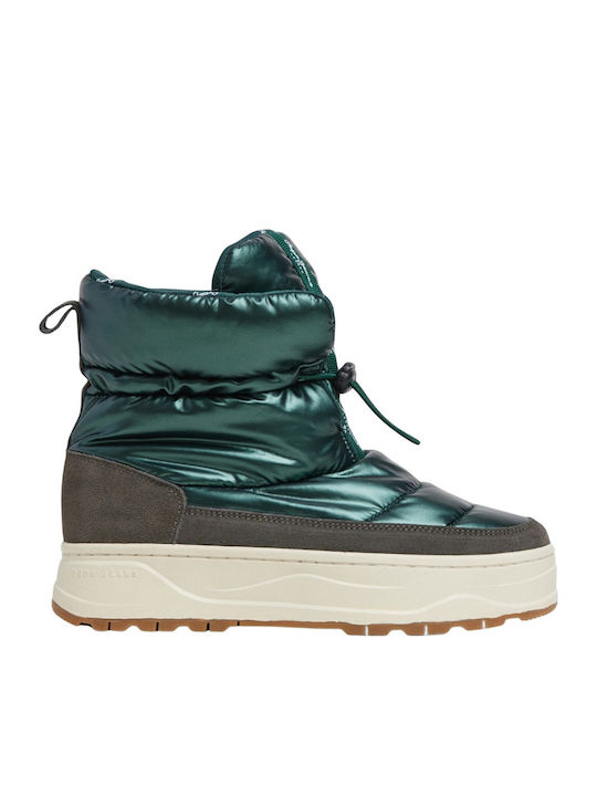 Pepe Jeans Damenstiefel Schnee Grüne