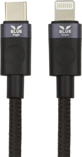 Blue Eagle Be-dccl-14 Braided Data Cable Type C - Lightning 1m Black
