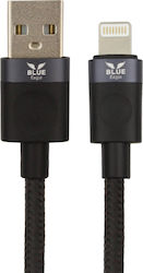 Blue Eagle Be-dcal-14 Braided Data Cable Usb-a - Lightning 1m Black