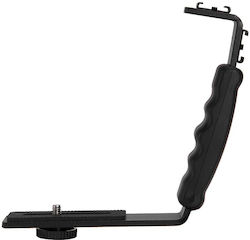 Caruba 2 Hot Shoe Mount L Bracket Βάση Στήριξης 2 Υποδοχές Clb-3