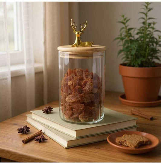SteweHome SteweHome Lebensmittelgläser & Behälter Set 2 Stück Getreide mit Deckel Glas Weiß 750ml