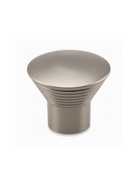 Convex 163 Πόμολο Επίπλου από Μέταλλο Ματ Νίκελ Φ29mm 163-29S05S05