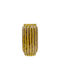 Fylliana Decorative Ceramic Yellow Vase 14xH27cm