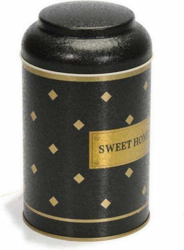 SteweHome Metallic White Spice Jar