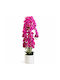 Orhidee Artificială Fucsia 150cm Plantă În Ghiveci 87555-1