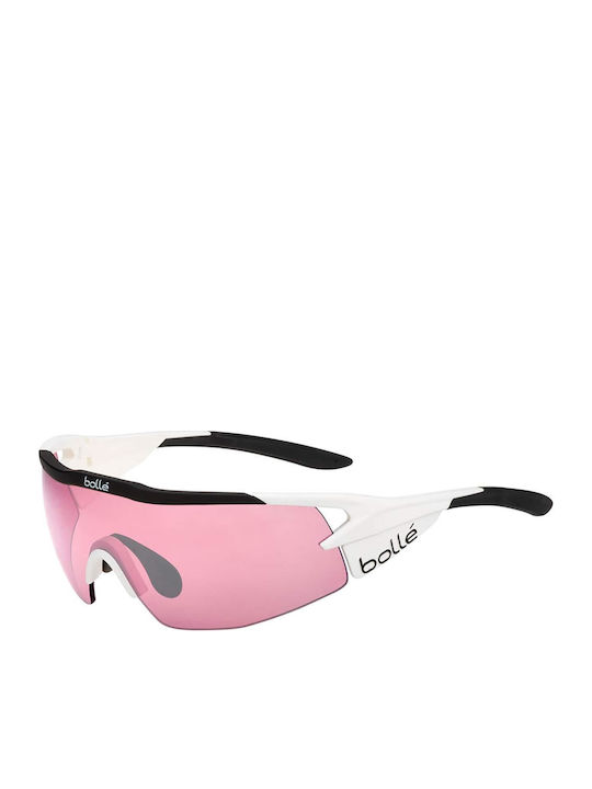 Bolle 135 Unisex Γυαλιά Ηλίου με Λευκό Σκελετό ...