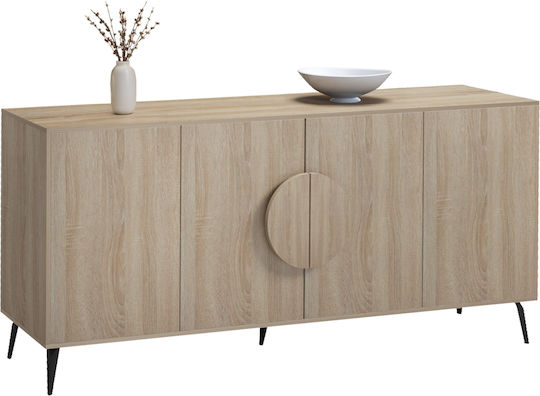 Μπουφές Savore από Ξύλο & Μέταλλο Μαυρα 180x35.5x82cm