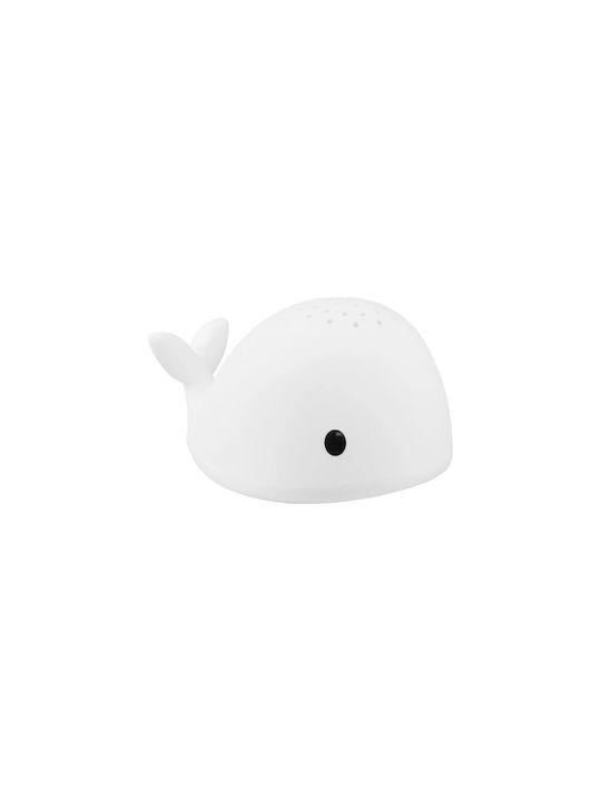Flow LED Детско Осветително Тяло Projector Moby с Проекция на Звезди Бяло Flow LED Детско Осветително Тяло Projector Moby с Проекция на Звезди Бяло