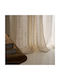 Gofis Home Curtain with Pencil Pleat Linen Linen 705x295cm