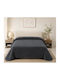 Linea Home Beverly Pătură Piqué Simplă 160x220 cm Antracit