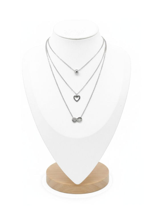 Bag to Bag Necklace HY-XL0008-Silver