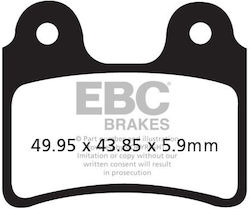 Rear Motorcycle Brake Pads Ajp Pr3 200 Enduro 08-11
