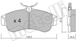 Τακάκια Φρένων Nissan Primera P11 1996 Εμπρός 2.0 Td Τακάκια Φρένων Nissan Primera P11 1996 Εμπρός 2.0 Td