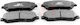 Τακάκια Φρένων Εμπρός Mazda Cx-5 2011 142*61.2*15.8 Kdy93328z