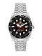 Men's Watch 43mm Battery with Silver Stainless Steel Bracelet
