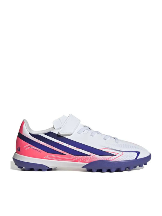 F50 Hyperfast Club TF Παιδικά Ποδοσφαιρικά Παπούτσια με Σχάρα Λευκά