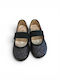 Kinder Pumps & Ballerinas mit elastischem Gurt Schwarz