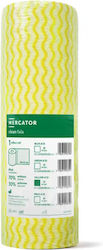 Mercator Reinigungstücher Gelb 25 Stück Professionelle Wischtücher Viskose Polyester Gelb