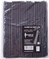 Black Straight Paper Straws Pack 100 Pcs Horeca Poland Black Straight Paper Straws Pack 100 Pcs Horeca Poland