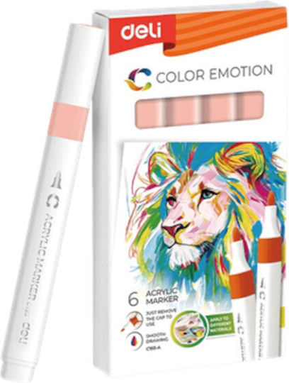 Deli Acrylic Marker Pearle Pink