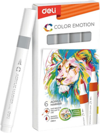 Deli Marker acrilic Grey