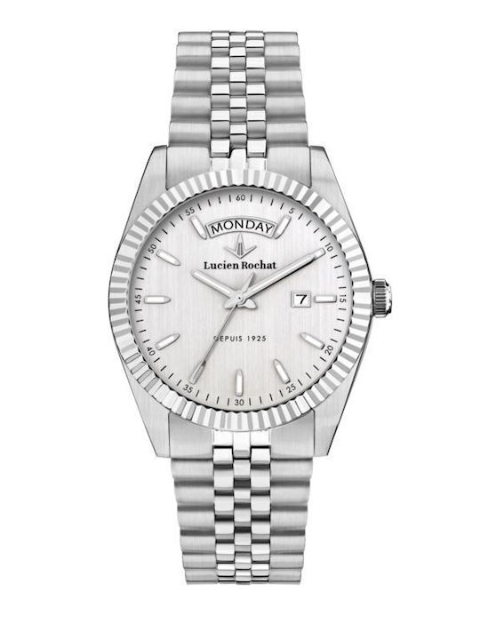 Lucien Rochat Γυναικείο Ρολόι 39mm Μπαταρίας με Ασημί Μεταλλικό Μπρασελέ