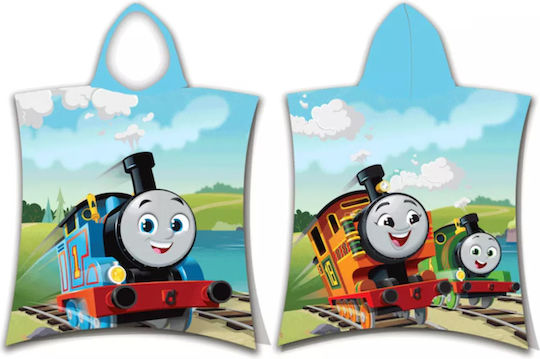 Thomas & Friends Детско пончо с качулка хавлия 50 X 115 Cm