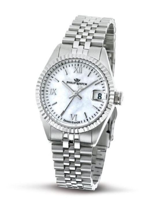 Philip Watch Women's Watch 31mm Battery with Silver Stainless Steel Bracelet
