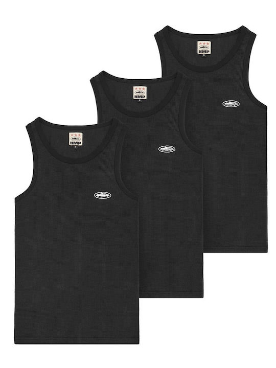 Corteiz Tank Top Black 3 Pack