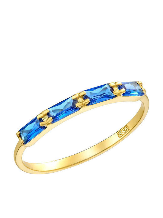Ioannis Kosmima Women's Ring with Zircon from 9...