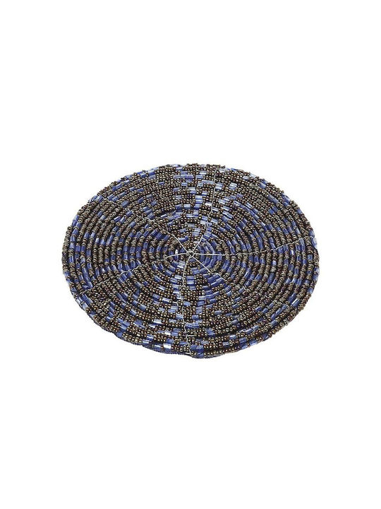 Espiel Espiel Glas-Untersetzer Blau 10x10cm 4 Stück