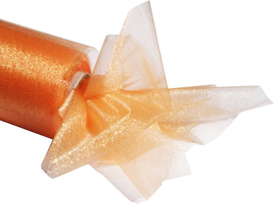 PartyPro Dekorative Organza 48 Cm 1 Rolle Pfirsich
