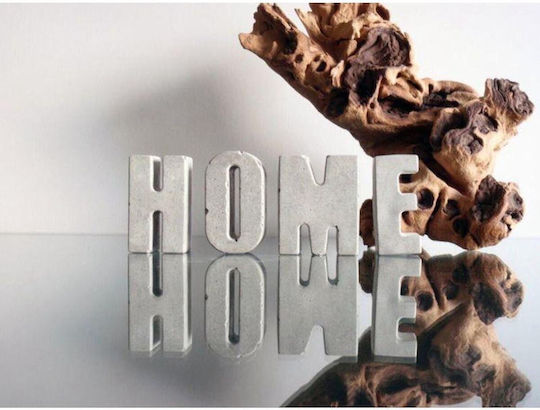 Stewehome Obiect Decorativ Metalic Casa Alb 10x10 Cm