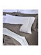 Down Town Home Σετ Σεντόνια Μονά 175x255εκ. D.grey (3τμχ)