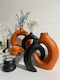 SteweHome Kerzenhalter in Orangen Farbe