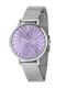 Chronostar Women's Watch 32mm Battery with Silver Stainless Steel Bracelet