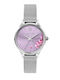 Oui & Me Women's Watch 32mm Battery with Silver Stainless Steel Bracelet