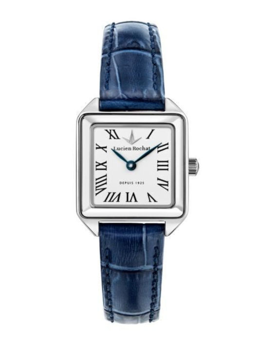 Lucien Rochat Women’s Battery Watch With Blue Leather Strap