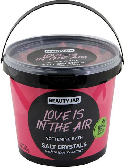 Cristale de baie Piele mătăsoasă Extract de zmeură Love Is In Air Beauty Jar 1200 G