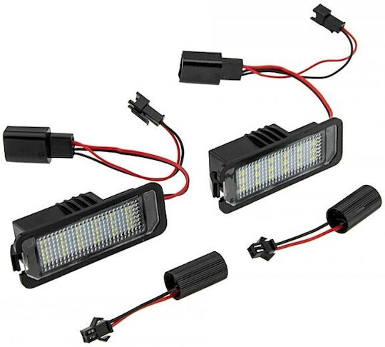 NTY Led License Plate Lights for Volkswagen Amarok Golf Passat Porsche Cayenne