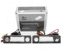 SKV Led License Plate Lights for Skoda Octavia Roomster