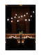 Slamp Lumini Suspendate Transparent LED Cu Lumină Alb Cald